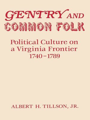 cover image of Gentry and Common Folk